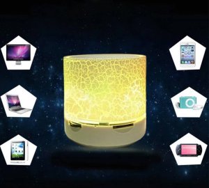 Głośnik przenośny głośnik bt biały 3 W 3