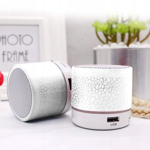 Głośnik przenośny głośnik bt biały 3 W 8