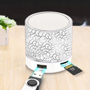 Głośnik przenośny głośnik bt biały 3 W 9