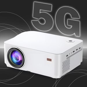 RZUTNIK SMART TV PROJEKTOR WIFI FULL HD 4K 9000lm LED LCD BLUETOOTH ANDROID 3