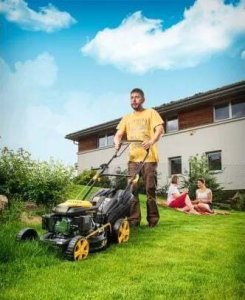 Kosiarka spalinowa Riwall Kosiarka spalinowa do trawy z napędem rpm Mulczuje duża mocna 2