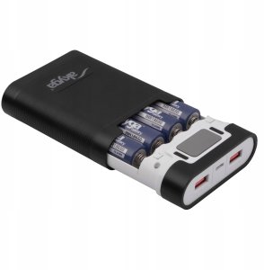 Obudowa Power Bank AK-BC-03 Ładowarka 4x Li-Ion 18650 QC4+ PD 22.5W 2