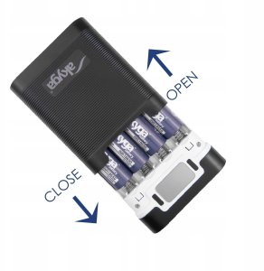 Obudowa Power Bank AK-BC-03 Ładowarka 4x Li-Ion 18650 QC4+ PD 22.5W 6