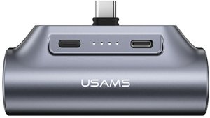 Powerbank Usams Powerbank PB79 Mini Tail Plug Portable 3000mAh USB-C szary 3