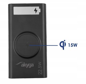 Obudowa Power Bank AK-BC-05 Ładowarka bezprzewodowa 12x Li-Ion 18650 QI QC4+ PD 22.5W 9