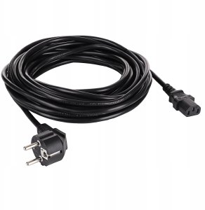Akyga Kabel zasilający PC CEE 7/7 / IEC C13 AK-PC-05S CU 3x1.5mm 5m 2