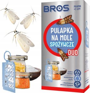 Bros BROS - pułapka na mole spożywcze DUO + 2 wkłady 2