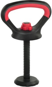 vidaXL Zestaw hantli 4 w 1 Czarny i czerwony 121 x 19,5 x 19,5 cm 6