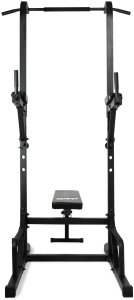 Virtufit PORĘCZ WIELOFUNKCYJNA POWER TOWER DELUXE Z ŁAWKĄ 4