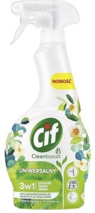Cif Cleanboost Uniwersalny 3w1 Spray Czyszczący Zielona Herbata i Eukaliptus 11