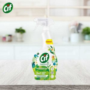 Cif Cleanboost Uniwersalny 3w1 Spray Czyszczący Zielona Herbata i Eukaliptus 7