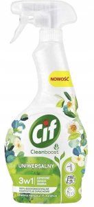Cif Cleanboost Uniwersalny 3w1 Spray Czyszczący Zielona Herbata i Eukaliptus 10
