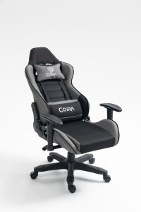 FOTEL COBRA Rebel CR205 szaro-czarny 2