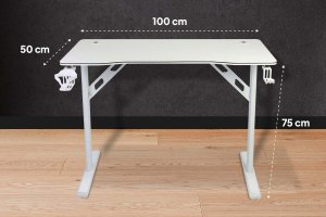 Biurko Cobra Biurko gamingowe CR2060WH (100 cm długość) 11