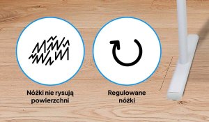 Biurko Cobra Biurko gamingowe CR2060WH (100 cm długość) 14