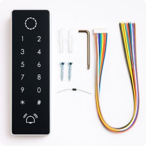 Spreest ZAMEK SZYFROWY DO DRZWI FURTKI NA KOD klawiatura zewnętrzny RFID TUYA 6