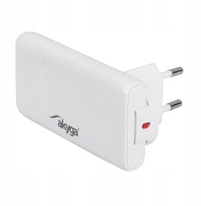Ładowarka USB AK-CH-32 2x USB-C PD 5-20V / max. 3.25A 65W Quick Charge 4+ GaN 3