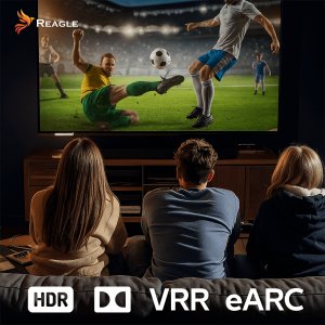 Kabel HDMI 2.1 8K 4K 144Hz 120Hz UHD eARC VRR HDR 48Gbps Przewód TV XBOX 5M 4