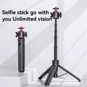 Statyw Yesido SF26 Tripod z uchwytem na kamerę i lampę doświetlającą <65cm, CZARNY 2