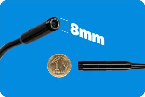 Kamera Endoskopowa z ekranem 4.3" 8mm 5m EKG4585MV1 Zintronic 11