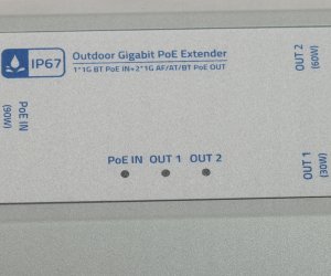 EXTENDER ETHERNET+PoE SPT-POE/2-POE-1G-IP67 4