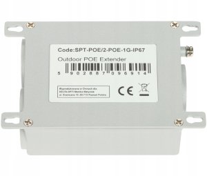 EXTENDER ETHERNET+PoE SPT-POE/2-POE-1G-IP67 5