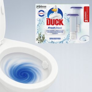 duck Duck Fresh Discs Eucaliptus - Żelowy Krążek Do Toalety 72ml (2 x 36ml) 7