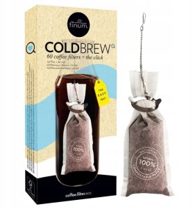Finum Filtry do kawy Cold Brew + Click - 60 szt. 10