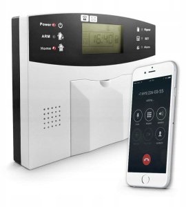 Bezprzewodowy Alarm GSM 1x PIR Syrena + SIM Orange 2