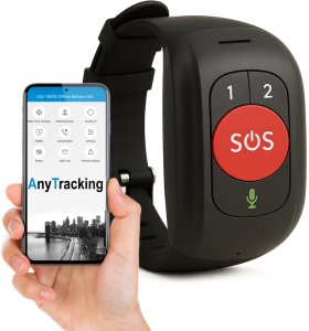 Bransoletka Alarmowa SOS 4G Lokalizator Opaska GPS Seniora Pomiar Pulsu App 15