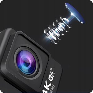 Kamera GoMedia Kamera Sportowa 4K UHD 60FPS Akcesoria WiFi USB-C Pilot Wodoodporna Gomedia 13