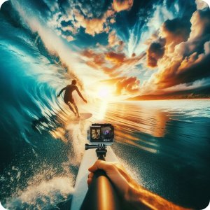 Kamera GoMedia Kamera Sportowa 4K UHD 60FPS Akcesoria WiFi USB-C Pilot Wodoodporna Gomedia 9