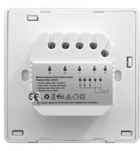 Panel LCD / pilot sterowania scen Tuya Zigbee 10