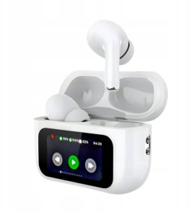 Słuchawki Bezprzewodowe Dokanałowe Douszne Bluetooth ANC Powerbank LCD Buds 13