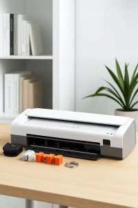 J1 LAMINATOR LAMINARKA A4 A3+ NÓŻ AKCESORIA FOLIA 50 ZESTAW 8