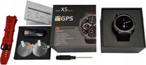 Smartwatch Hazaki ZEGAREK SMARTWATCH X5 AMOLED GPS WR50m 5BAR GORILLA GLASS 5 BT 5.4 3