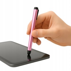 Rysik Do Telefonu Tableta Ekranów Dotykowy Pojemnościowy Jasnoróżowy 10,5cm 4