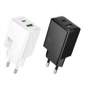 Ładowarka Hoco Ładowarka sieciowa do telefonu USB A + USB C QC3.0 PD AFC 3A 30W N71 biała 4