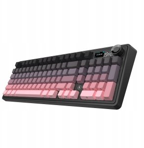 Klawiatura gamingowa mechaniczna AK980 Gift Switch-V2-Pink-Gradient-Model-With-Screen RGB 4