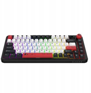 Klawiatura gamingowa mechaniczna AK820 MAX Plus Avocado-Switch-Black-Model-With-Screen RGB 3