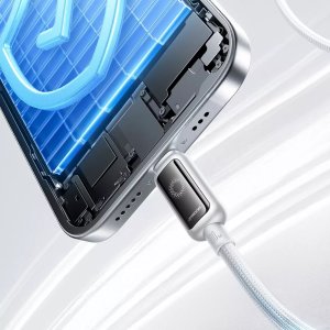 Joyroom Kabel S-A55 StarFlight 100W USB-C - USB-C 1,2m - biały 11