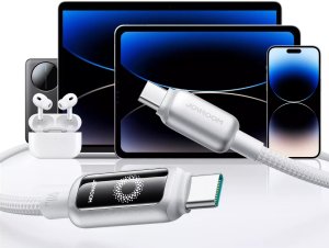 Joyroom Kabel S-A55 StarFlight 100W USB-C - USB-C 1,2m - biały 12