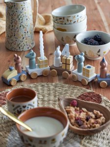 Bloomingville Junaid dekoracja urodzinowa, wielokolorowy, FSC®100%, MDF 2