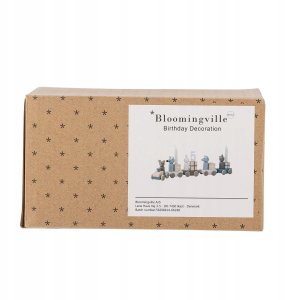 Bloomingville Junaid dekoracja urodzinowa, wielokolorowy, FSC®100%, MDF 4