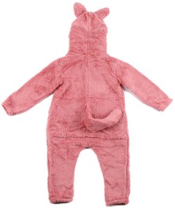 COGIO Strój LABUBU, kostium imitujący futro, piżama LAFUFU z ogonem rozmiary: 110-140 120 17