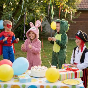 COGIO Strój LABUBU, kostium imitujący futro, piżama LAFUFU z ogonem rozmiary: 110-140 120 5