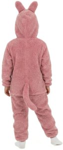 COGIO Strój LABUBU, kostium naśladujący futro, piżama LAFUFU z ogonkiem rozmiary: 110-140 110 10