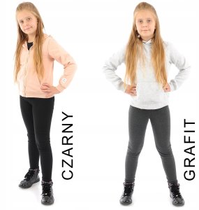 LAEMI Ocieplane Elastyczne legginsy dziecięce Getry Jeans 140 9