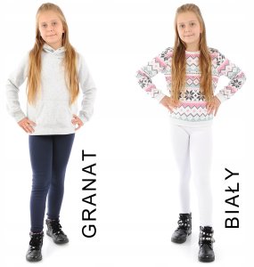 LAEMI Ocieplane Elastyczne legginsy dziecięce Getry Jeans 140 10