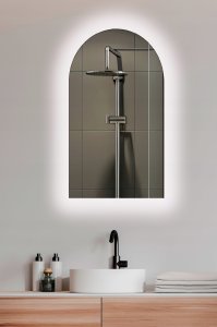 MIRR MASTERJERO WITH LIGHT LED SEMI-OVAL 2